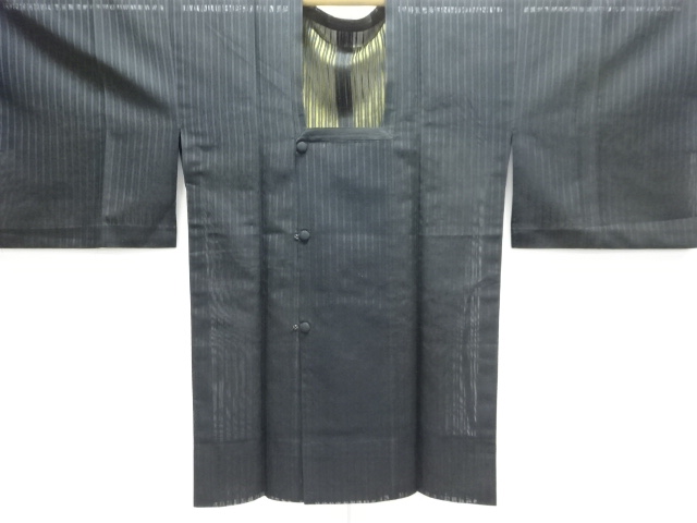 JAPANESE KIMONO / KIMONO FOR SUMMER SHIMAORIGI DASHI MICHIYUKI COAT